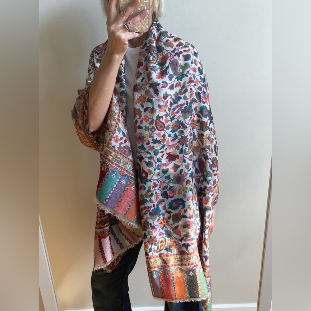 New Large Soft Wool Pashmina Scarf